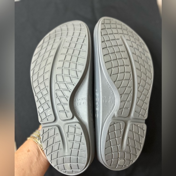 OOFOS OOAHH SLIDE UNISEX in Slate Men’s 8/Women’s 10 - Picture 9 of 11